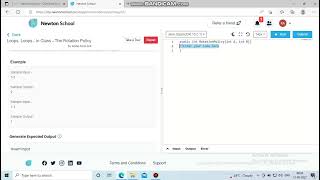 The Rotation Policy | Loops Assignment | Newton School Assignment