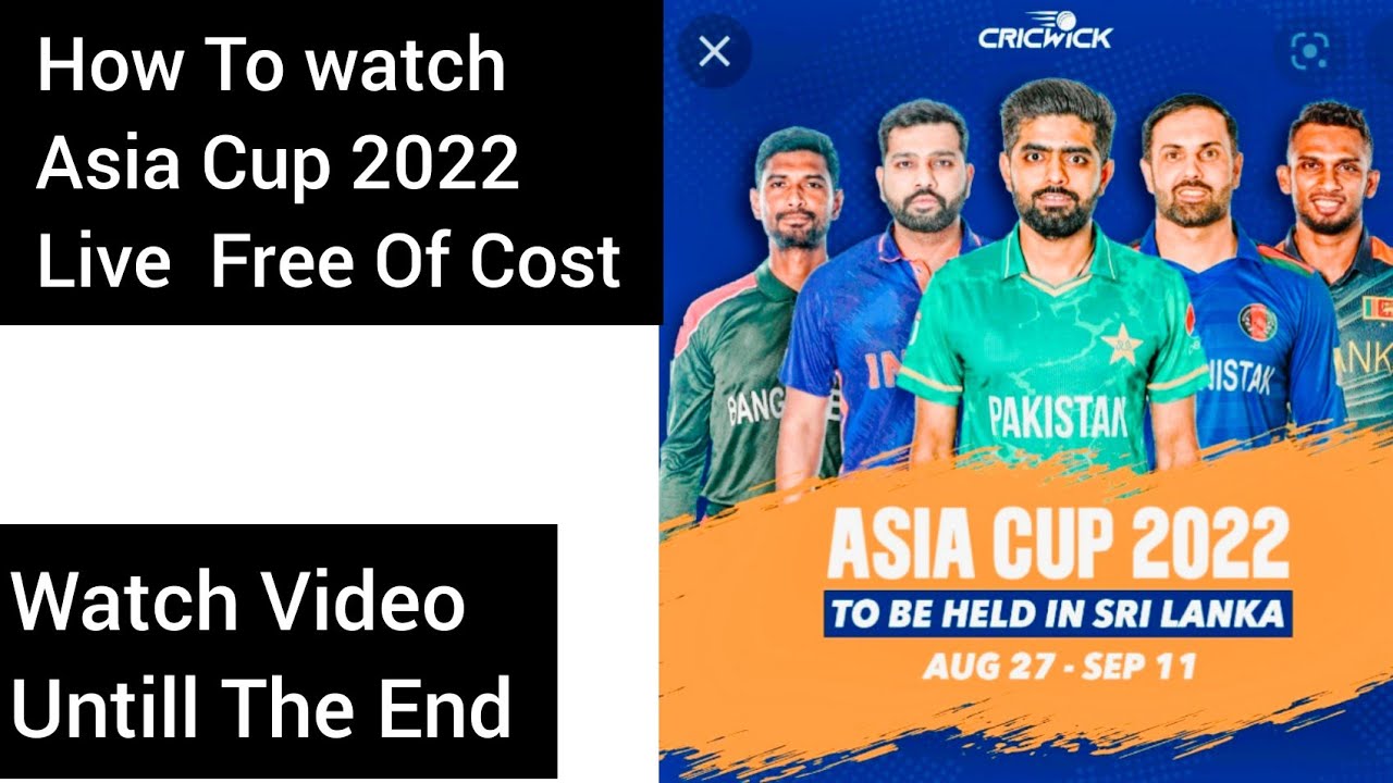 watch asia cup 2022 live free