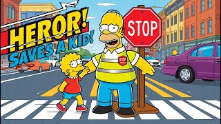 The Simpsons - Homer Became A Crossing Guard .