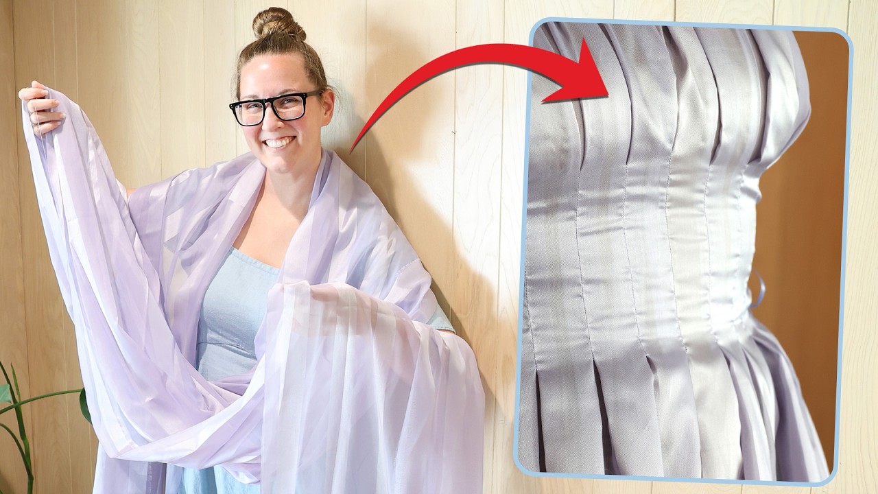 Attempting a Pleated Goddess Gown