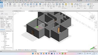 How to: Create beams, floors and import doors on Revit