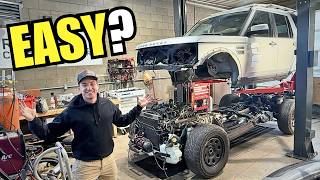 LR4 Body Removal - I Broke My Most Useful Land Rover