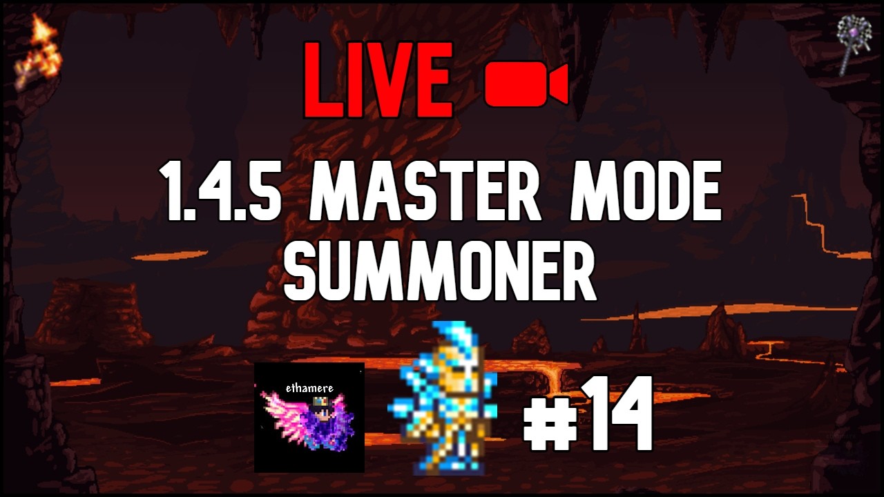 Master Mode Summoner on Terraria 1.4.5! (Day 14) - YouTube