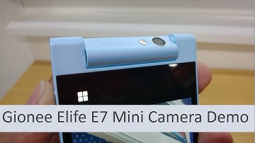 Gionee Elife E7 Mini Camera Demo