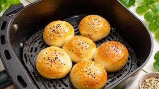 Soft and Sponge Chicken Bun in Air Fryer 