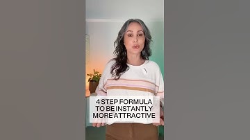4 step formula to be instantly more attractive #bodylanguage  #psychology  #attractive #attraction