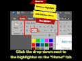 How To Remove Highlight With Ribbon Menu In MS Word 