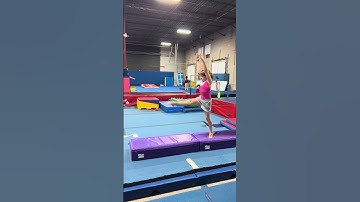 49.Floor -Front handspring drill competitive, pre competitive