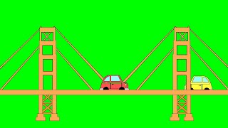 Hanging Bridge Green Screen Template Animationgifs Vehicles On Hanging Bridge Template