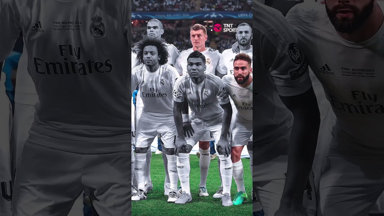 SAUDADES DO REAL MADRID DE 2016 COM CR7, MARCELO, CASEMIRO E CIA 😭😭😭  #shorts 