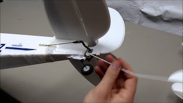 Update on Hobbyzone Supercub LP Float Rudder.wmv