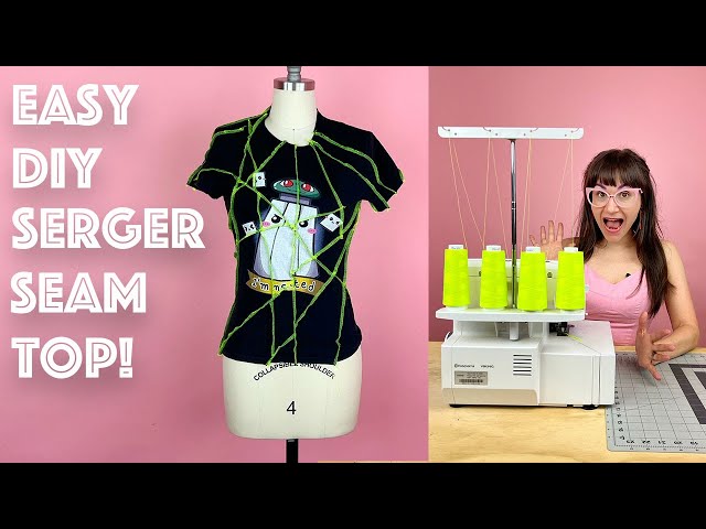 DIY Reverse Seam Patchwork Serger Shirt | Sew Anastasia - YouTube