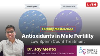 Fertility Masterclass 43 - Antioxidants in Male Fertility | Low Sperm Count Treatment