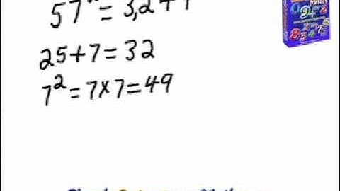 Simply Outrageous Math: Squaring Numbers in the 50s