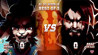 Axi (Kidd) vs Shaz (Weishan) Season 3 Week 15 | Rushdown Revolt