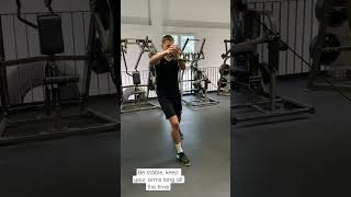 Split Stance Cable Chop Down-Up