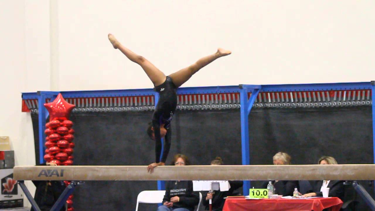 Hannah's Level 7 Women's Gymnastics Beam Routine at Heartland Classics