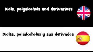 Aprender Inglés Dioles, Polialcoholes Y Sus Derivados