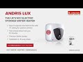 Andris Lux - Product Overview - Ariston UK