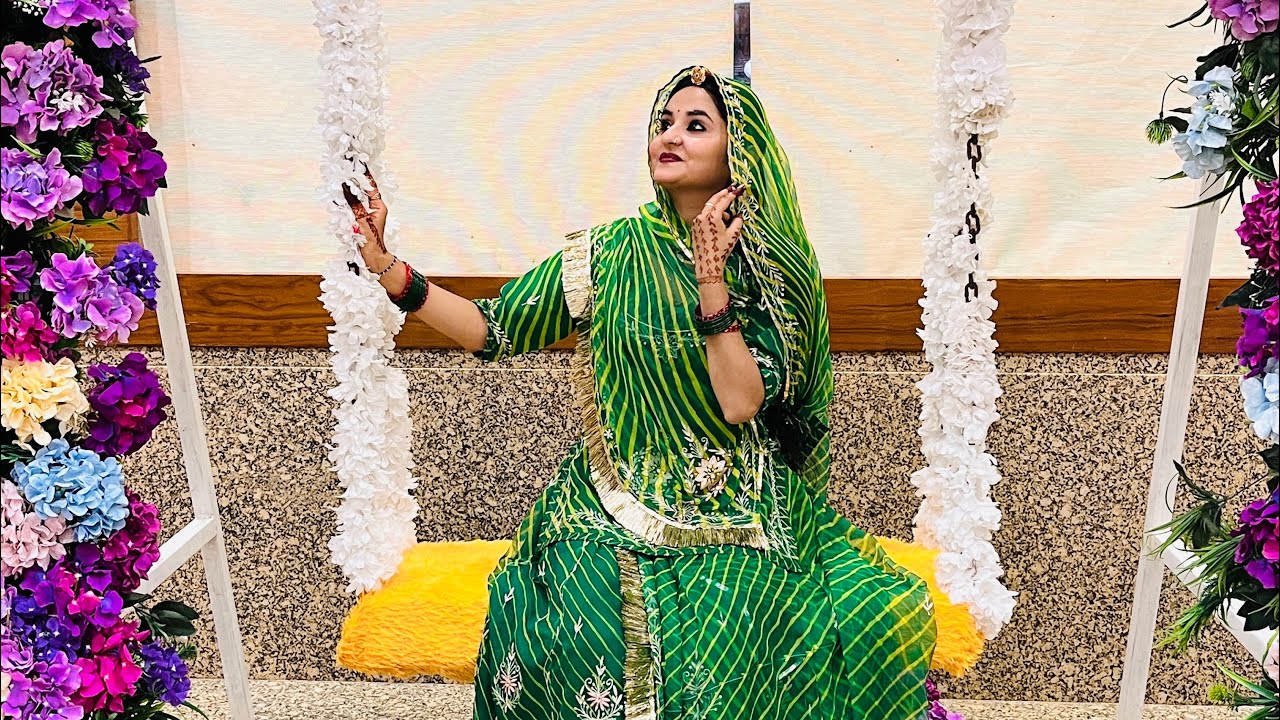 हरियाली तीज Special // Sawan Utsav // baisa look // get ready with me grwm