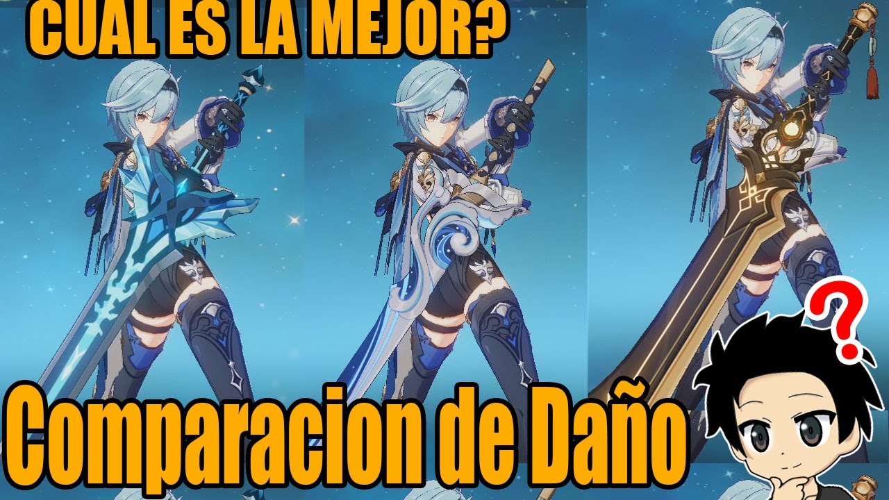 Eula con Rey del Mal VS Argento Estelar y Prototipo Arcaico | COMPARACION DAÑO | Genshin Impact