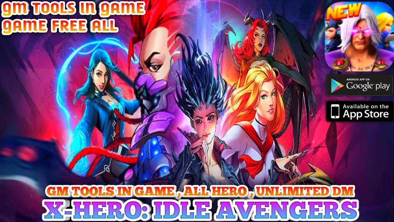 X-HERO: Idle Avengers Server GM - Full Gm TooLs In Game , All Hero Max ...