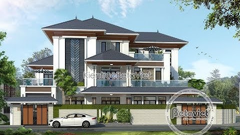 Ấn tượng trước những mẫu biệt thự Hiện đại mới nhất