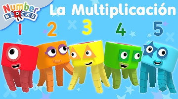 Tablas de multiplicar - Todos los niveles | Matemáticas para niños | Numberblocks en Español