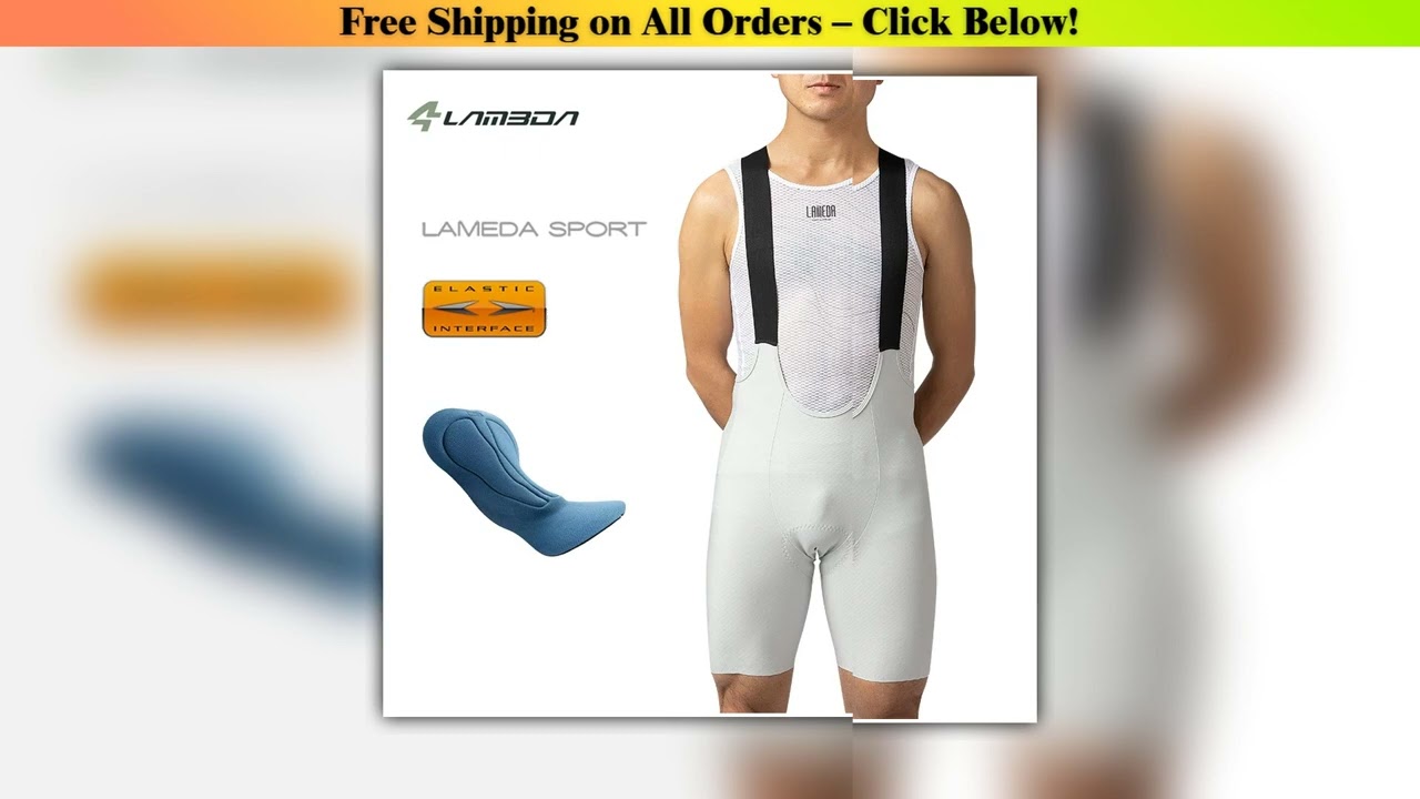 LAMEDA New Cycling Short For Men KYLIN Sponge Pad Pants Summer Male Breathable Bibs Professional