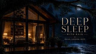 🌙 No Ads Rain Sounds for Sleeping – Dark Screen Night Rain for Insomnia Relief, Deep Sleep Rain