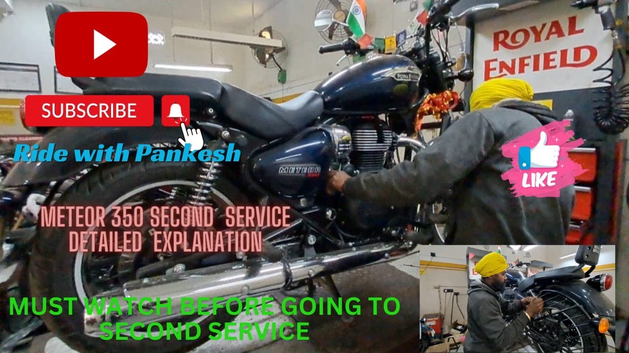 Royal Enfield Meteor 350 second service details explanation | Most watch before going for service |