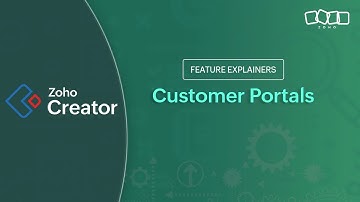 Setup Customer Portals | Individual Logins | Zoho Creator