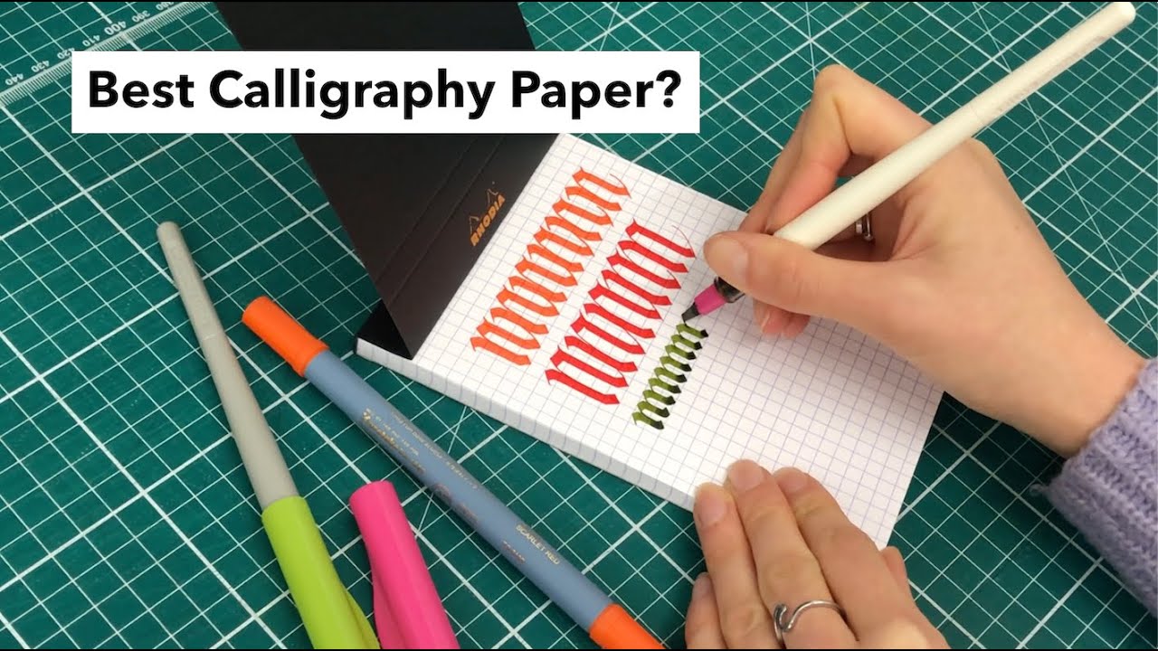 Best Calligraphy Paper: 4 Options Compared Side by Side