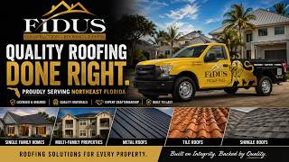 St. Augustine Roofing Company | Shingle, Metal & Tile Roof Replacement | FIDUS Roofing