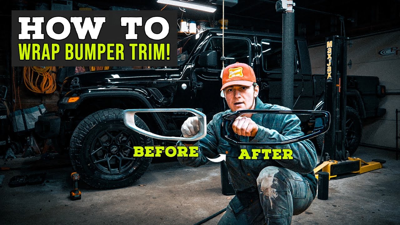 How to Vinyl Wrap Exterior Trim // Budget Build PT. 4 YouTube