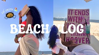 I needed to relax and unwind so I went to the beach.