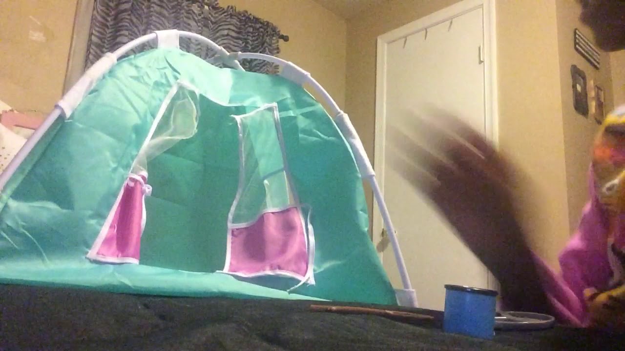American girl doll tent YouTube