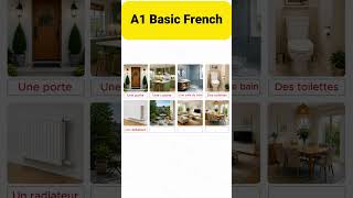 🔥French Vocabulary for Beginners (A1) – Rooms in the House 🏠🇫🇷#BeginnerFrench #FrenchA1 #BasicFrench