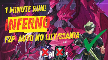 How to Auto ShadowFlame Hoyan Inferno/NicoNana Etheria: Restart [no lily, no SSania] F2P