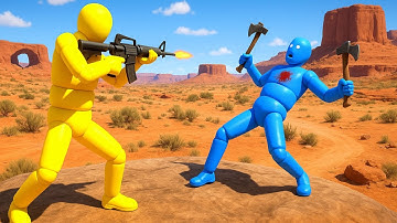 NPC Wars with Active Ragdoll Dudes #20 Euphoria Physics