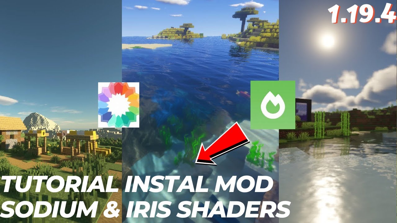 Cara Pasang Mod Sodium Dan Iris Mod Di Versi 1.19.4 - YouTube