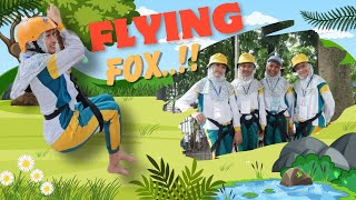 Seram dan Menegangkan Main Flying Fox  Tapi Asyik - Field Trip Part 2 🤣 Aqilla's Diary