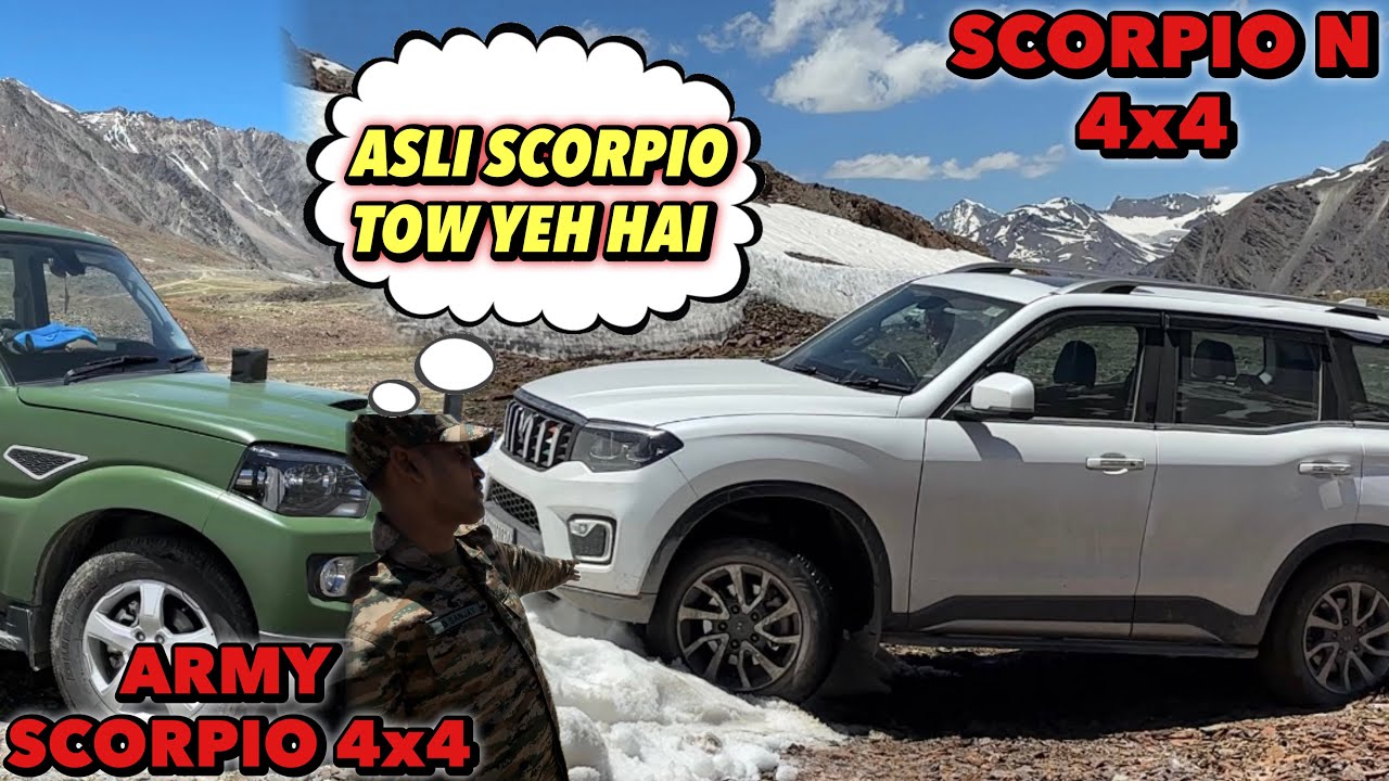 2024 Scorpio Classic 4x4 VS ScorpioN 4x4 Off Roading at Baralacha La Pass | EP- 2