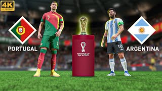FIFA 23 - WORLD CUP FINAL - ARGENTINA vs PORTUGAL - 4k 60fps