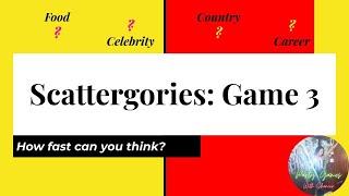 Scattergories/Words Beginning With.../Quick Thinking/Word and Letter Puzzle Challenge - Game 3 screenshot 2