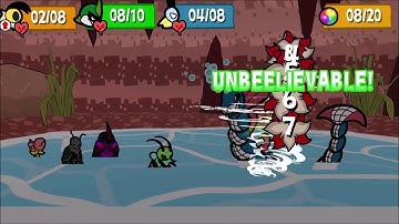 Bug Fables - Hard Mode Tidal Wyrm Chapter 4 (Team Rank 11*)