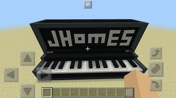 A Working Piano In Minecraft Pocket Edition (MCPE 1.1 Piano)