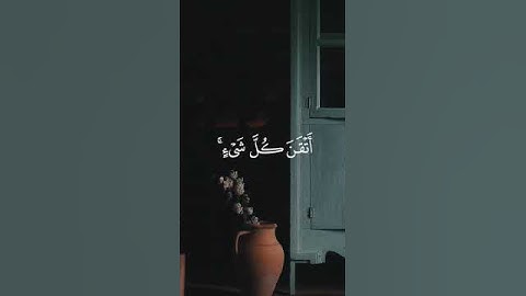 صنع الله الذي أتقن كل شيء القارئ علي جابر
