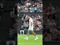 Novak playing his own tune 🎻 #Wimbledon #Shorts #Tennis