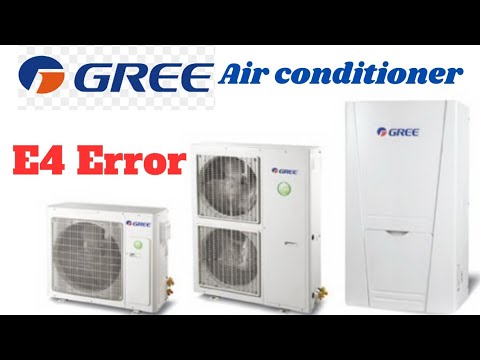 Why does Gree AC show E4 Error||Gree AC Error E4||Gree Air conditioning Error Codes
